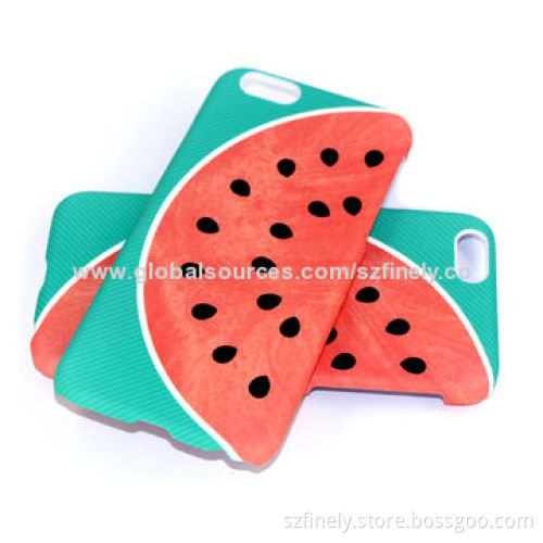 PC case for iPhone 6, water-transfer printing with different oil finished, different touch feeling